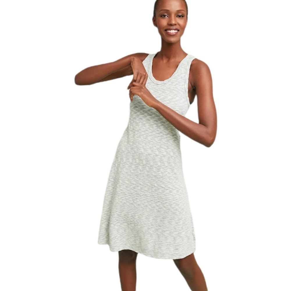 ANTHROPOLOGIE Sol Angeles dress teal space dyed‎ tank S